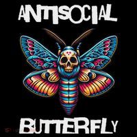 Antisocial Butterfly, Funny, With A Death Head Moth Premium T-Shirt