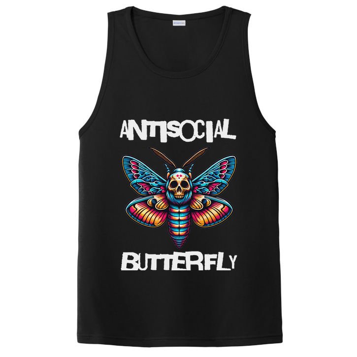Antisocial Butterfly, Funny, With A Death Head Moth PosiCharge Competitor Tank