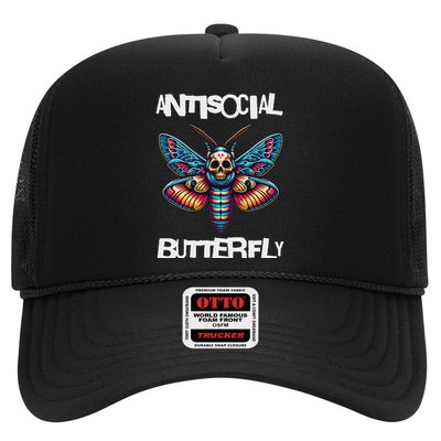 Antisocial Butterfly, Funny, With A Death Head Moth Trucker Hat