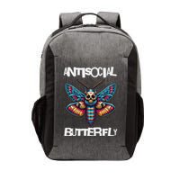 Antisocial Butterfly, Funny, With A Death Head Moth Vector Backpack