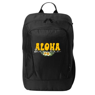 Aloha Beaches Funny Hawaii Tropical City Backpack