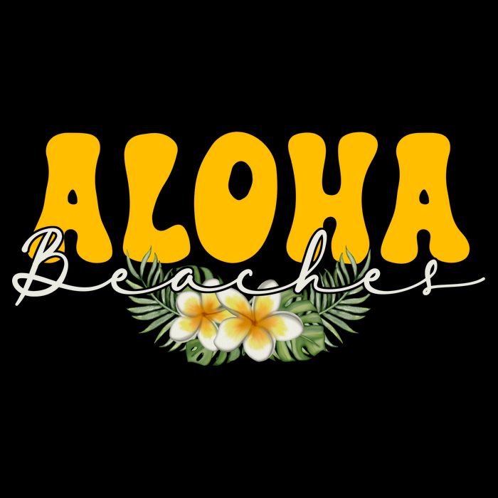 Aloha Beaches Funny Hawaii Tropical Zip Tote Bag