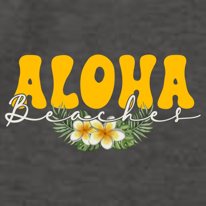 Aloha Beaches Funny Hawaii Tropical Vector Backpack