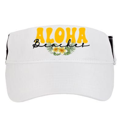 Aloha Beaches Funny Hawaii Tropical Adult Drive Performance Visor