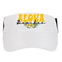 Aloha Beaches Funny Hawaii Tropical Adult Drive Performance Visor