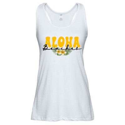 Aloha Beaches Funny Hawaii Tropical Ladies Essential Flowy Tank
