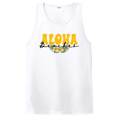 Aloha Beaches Funny Hawaii Tropical PosiCharge Competitor Tank