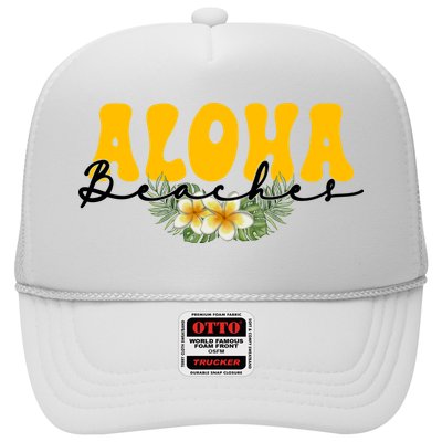 Aloha Beaches Funny Hawaii Tropical Trucker Hat