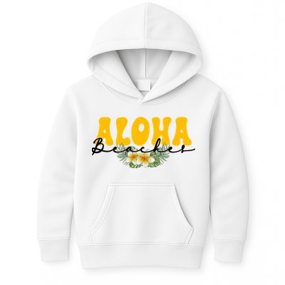 Aloha Beaches Funny Hawaii Tropical Kids Hoodie