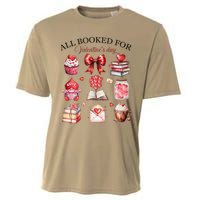 All Booked For ValentineS Day Coquette Bow Teacher Bookworm Cooling Performance Crew T-Shirt