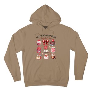 All Booked For ValentineS Day Coquette Bow Teacher Bookworm Hoodie