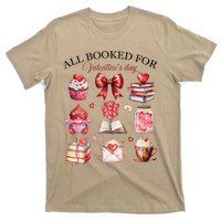 All Booked For ValentineS Day Coquette Bow Teacher Bookworm T-Shirt