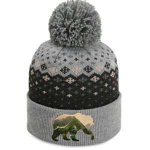 Alaska Bear Grizzly Bear The Baniff Cuffed Pom Beanie