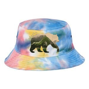 Alaska Bear Grizzly Bear Tie Dye Newport Bucket Hat