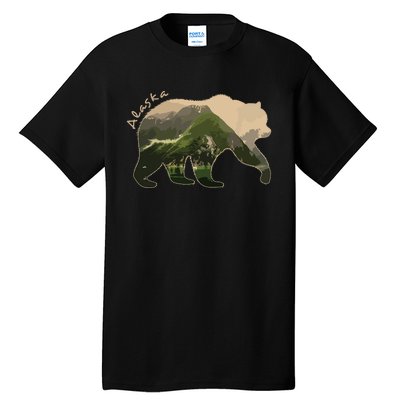 Alaska Bear Grizzly Bear Tall T-Shirt