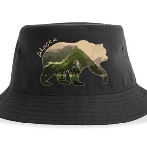 Alaska Bear Grizzly Bear Sustainable Bucket Hat