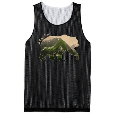 Alaska Bear Grizzly Bear Mesh Reversible Basketball Jersey Tank