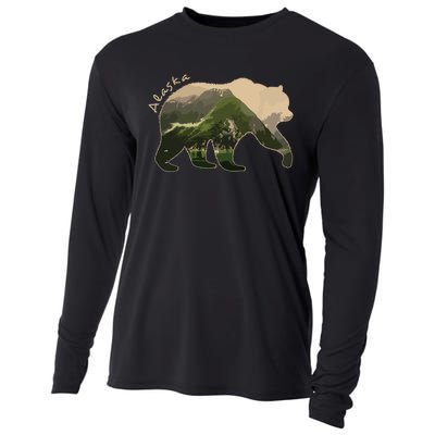 Alaska Bear Grizzly Bear Cooling Performance Long Sleeve Crew