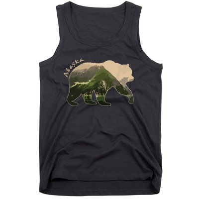 Alaska Bear Grizzly Bear Tank Top