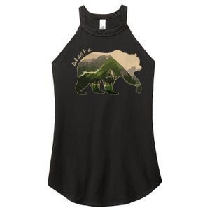 Alaska Bear Grizzly Bear Women's Perfect Tri Rocker Tank