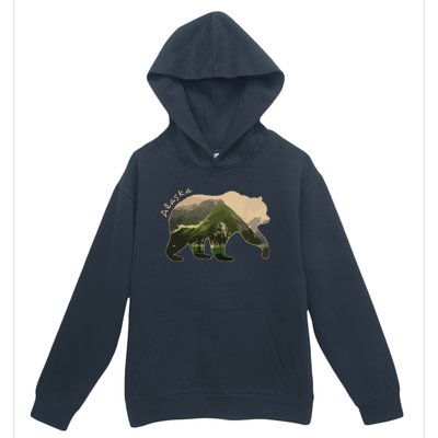 Alaska Bear Grizzly Bear Urban Pullover Hoodie