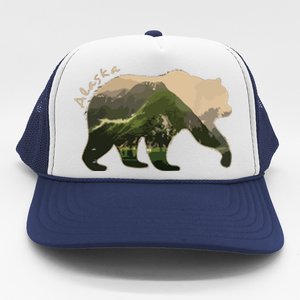 Alaska Bear Grizzly Bear Trucker Hat