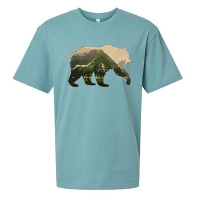 Alaska Bear Grizzly Bear Sueded Cloud Jersey T-Shirt