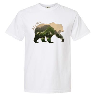 Alaska Bear Grizzly Bear Garment-Dyed Heavyweight T-Shirt