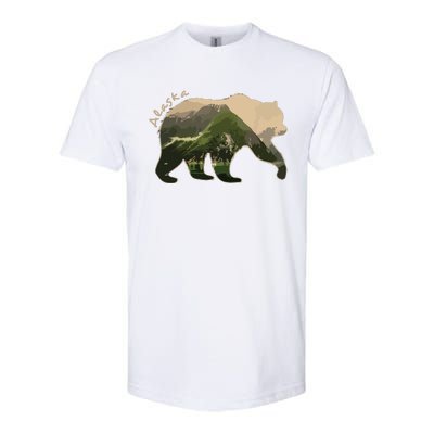 Alaska Bear Grizzly Bear Softstyle® CVC T-Shirt