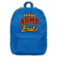 Army Brat Great Gift 16 in Basic Backpack