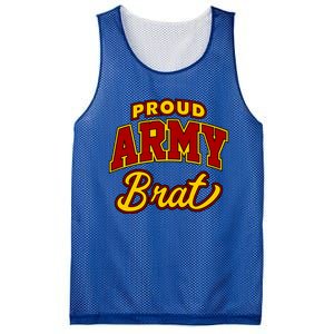 Army Brat Great Gift Mesh Reversible Basketball Jersey Tank