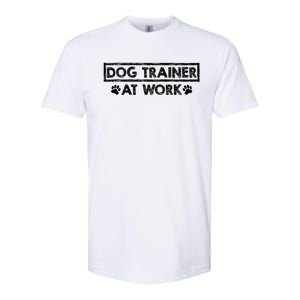 Animal Behaviorist Gift Training Dog Trainer Gift Softstyle CVC T-Shirt