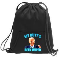 Anti Biden Gaffe My Butts Been Wiped Support Trump Election Sweatshirt Cinch Pack Bag