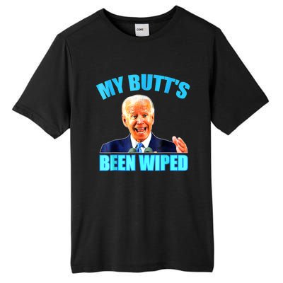 Anti Biden Gaffe My Butts Been Wiped Support Trump Election Tall Fusion ChromaSoft Performance T-Shirt