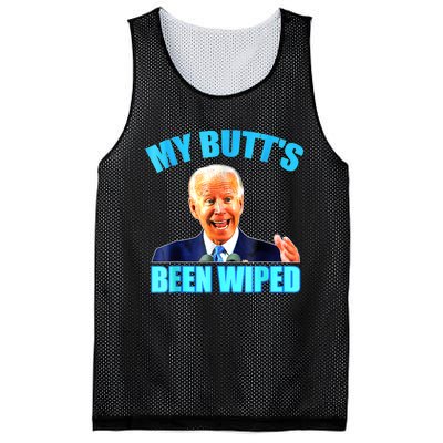 Anti Biden Gaffe My Butts Been Wiped Support Trump Election Mesh Reversible Basketball Jersey Tank