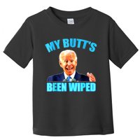 Anti Biden Gaffe My Butts Been Wiped Support Trump Election Toddler T-Shirt