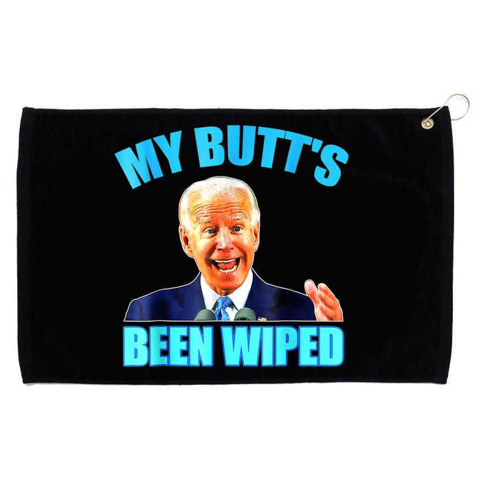 Anti Biden Gaffe My Butts Been Wiped Support Trump Election Grommeted Golf Towel