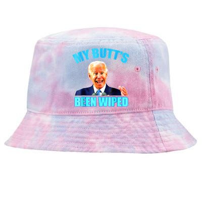 Anti Biden Gaffe My Butts Been Wiped Support Trump Election Tie-Dyed Bucket Hat