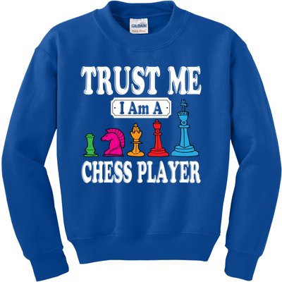 Awesome Board Game Tees Trust Me I Am A Chess Player Gift Kids Sweatshirt