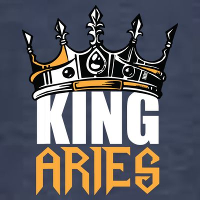 Aries Birthday Gifts King Aries Zodiac T-Shirt