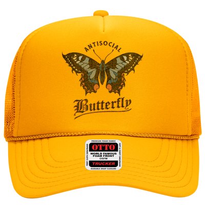Antisocial Butterfly Grunge Fairycore Aesthetic Introvert Trucker Hat
