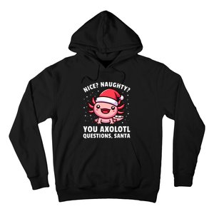 Axolotl Boy Girl Axolotl Questions Christmas Hoodie