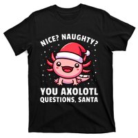 Axolotl Boy Girl Axolotl Questions Christmas T-Shirt