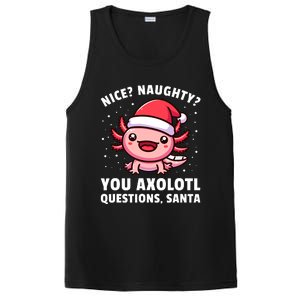 Axolotl Boy Girl Axolotl Questions Christmas PosiCharge Competitor Tank