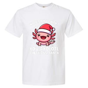 Axolotl Boy Girl Axolotl Questions Christmas Garment-Dyed Heavyweight T-Shirt