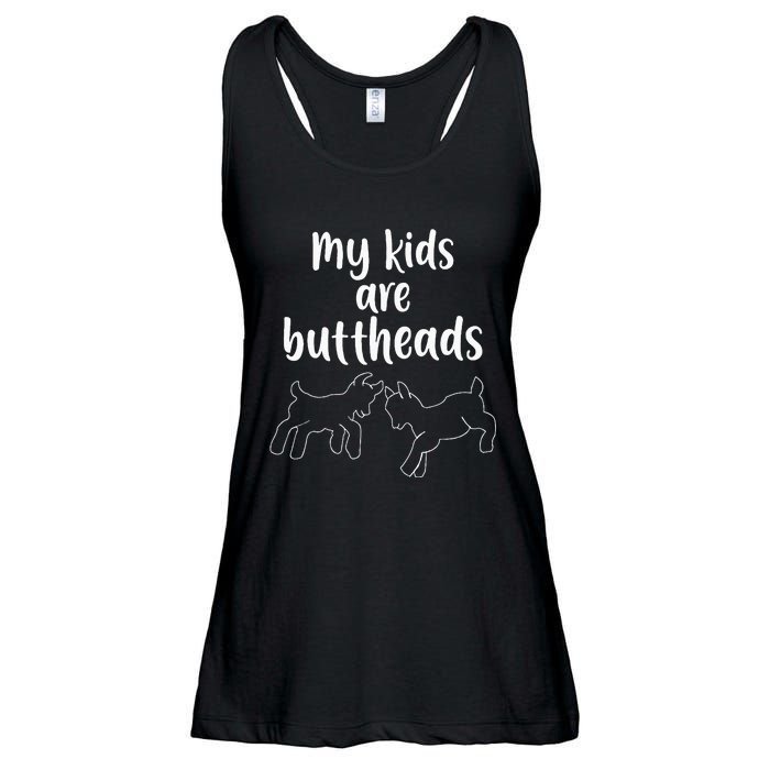 Are Buttheads Goat Mom Farmer Ladies Essential Flowy Tank