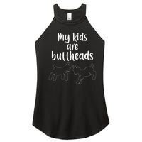 Are Buttheads Goat Mom Farmer Women's Perfect Tri Rocker Tank