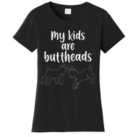 Are Buttheads Goat Mom Farmer Women's T-Shirt