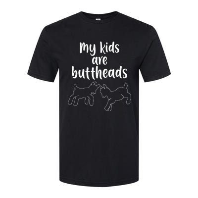 Are Buttheads Goat Mom Farmer Softstyle® CVC T-Shirt