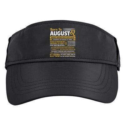 August Birthday Gifts Born In August Leo Adult Drive Performance Visor